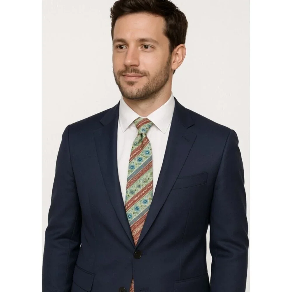Kenzo Men Accessories Floral Tie Made In Italy Limited Edition VHTF Rare